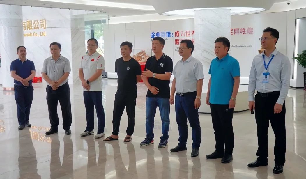 立讯精密王来胜副董事长一行到幻影电子体育_幻影（中国）材料考察